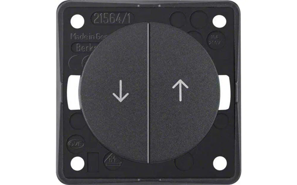 slider 0 Bouton-poussoir série jalousie avec flèche
