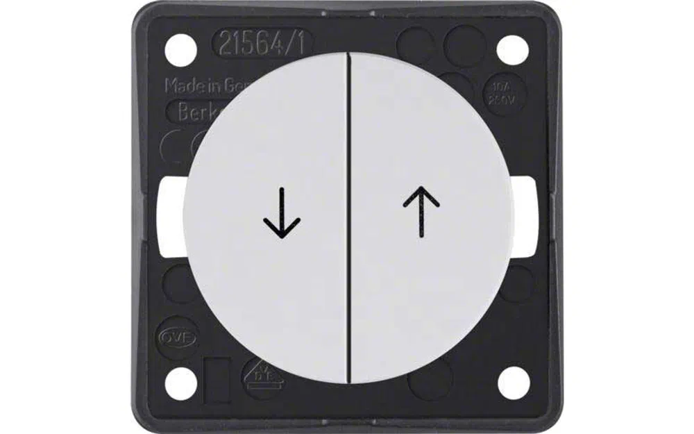 slider 0 Bouton-poussoir série jalousie avec flèche