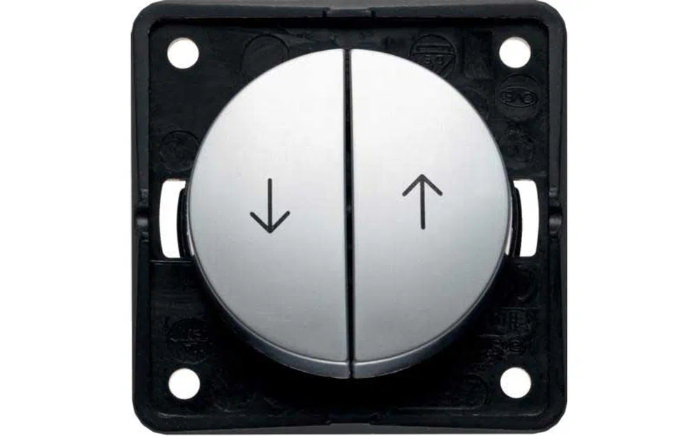 slider 0 Bouton-poussoir série jalousie avec flèche