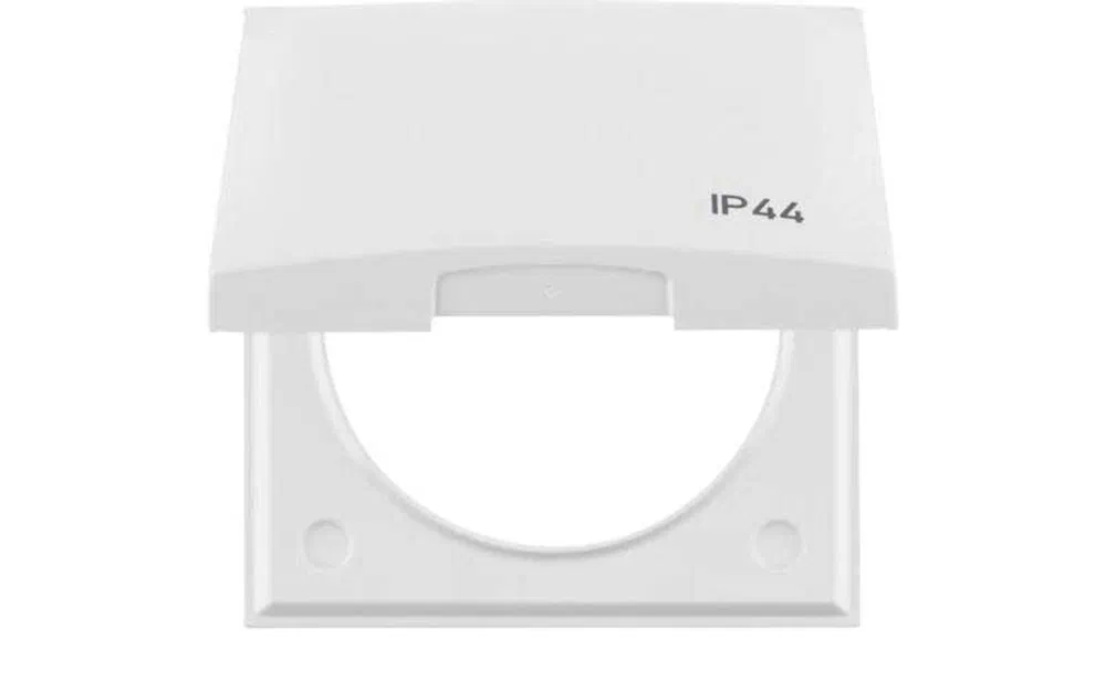 slider 0 Cadre de recouvrement simple avec couvercle à clapet IP44