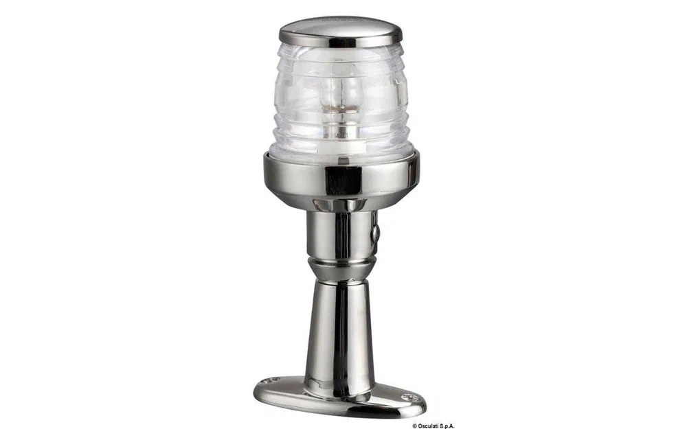 slider 0 Feu de mouillage en inox petit sur pied (BA15D)
