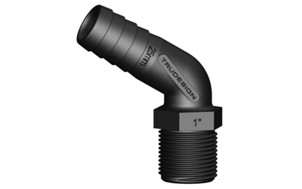 slider 0 Tule 120° filetage extérieur