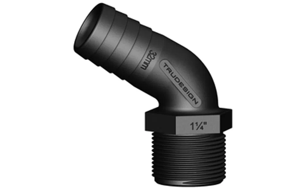 slider 0 Tule 120° filetage extérieur