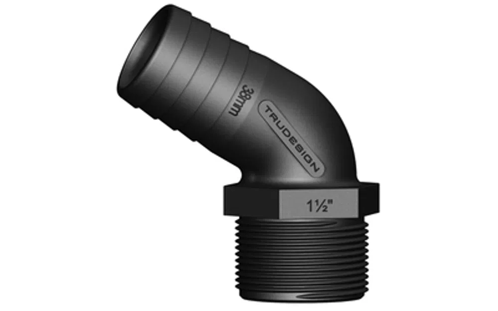 slider 0 Tule 120° filetage extérieur
