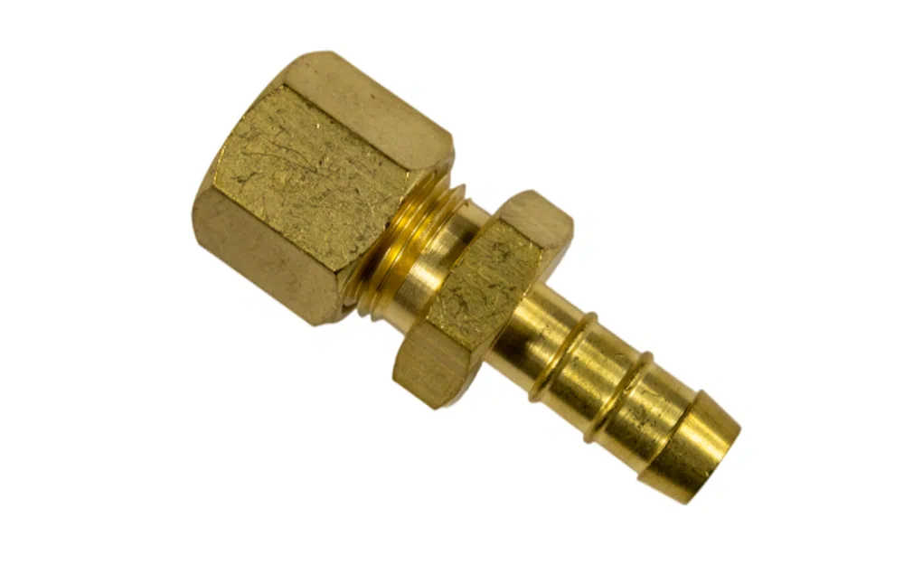 slider 0 Raccord de compression 8 mm x embout cannelé en laiton