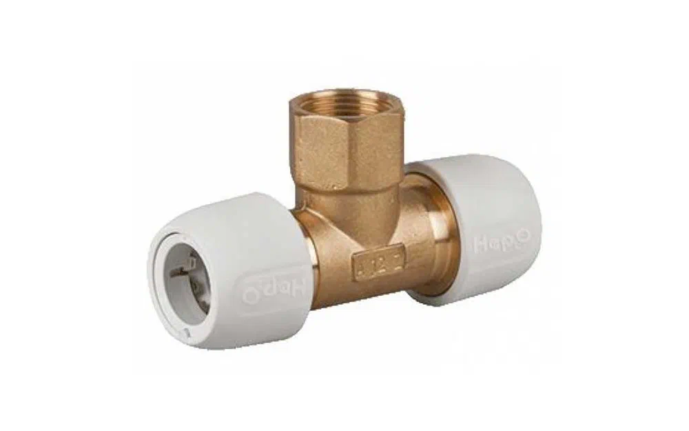 slider 0 Té Hep2O 2 x emboîtement + 1/2 mâle