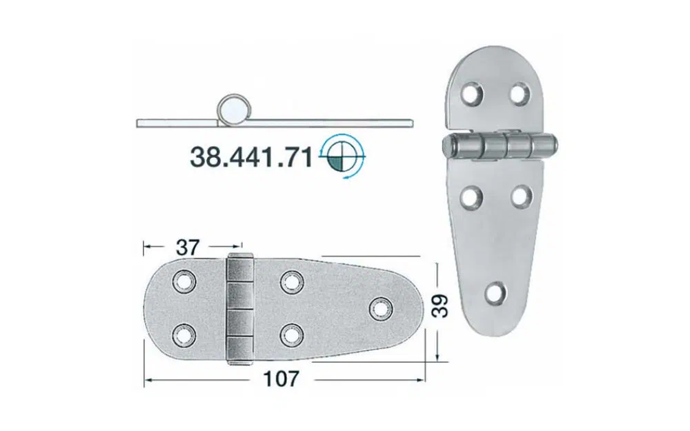 slider 0 Charnière avec axe