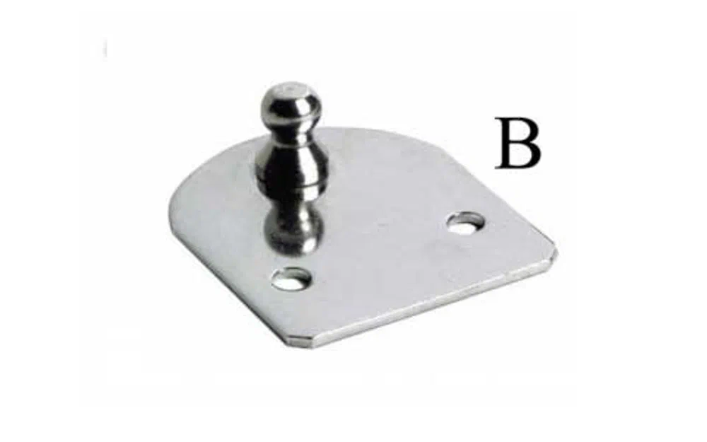slider 0 Plaque de fixation en inox