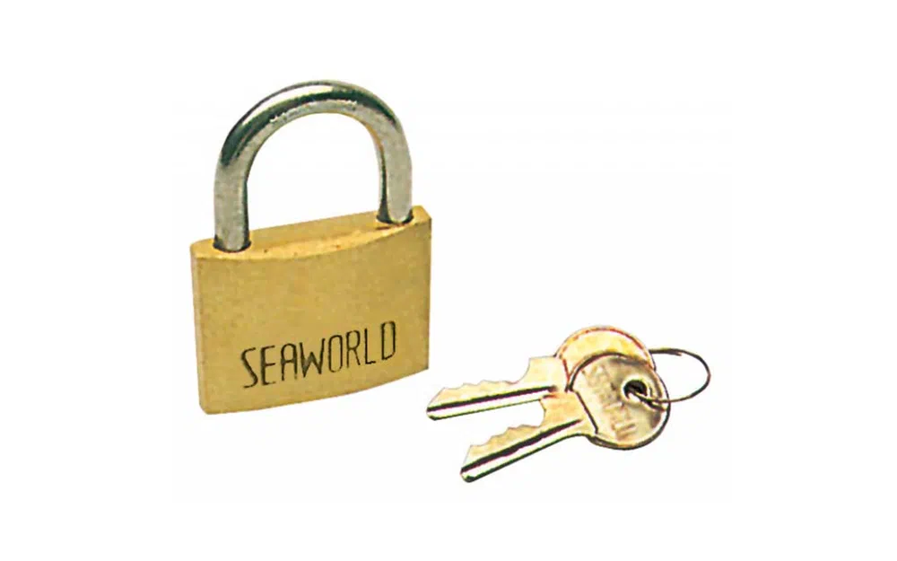 slider 0 Cadenas en bronze avec anse en inox