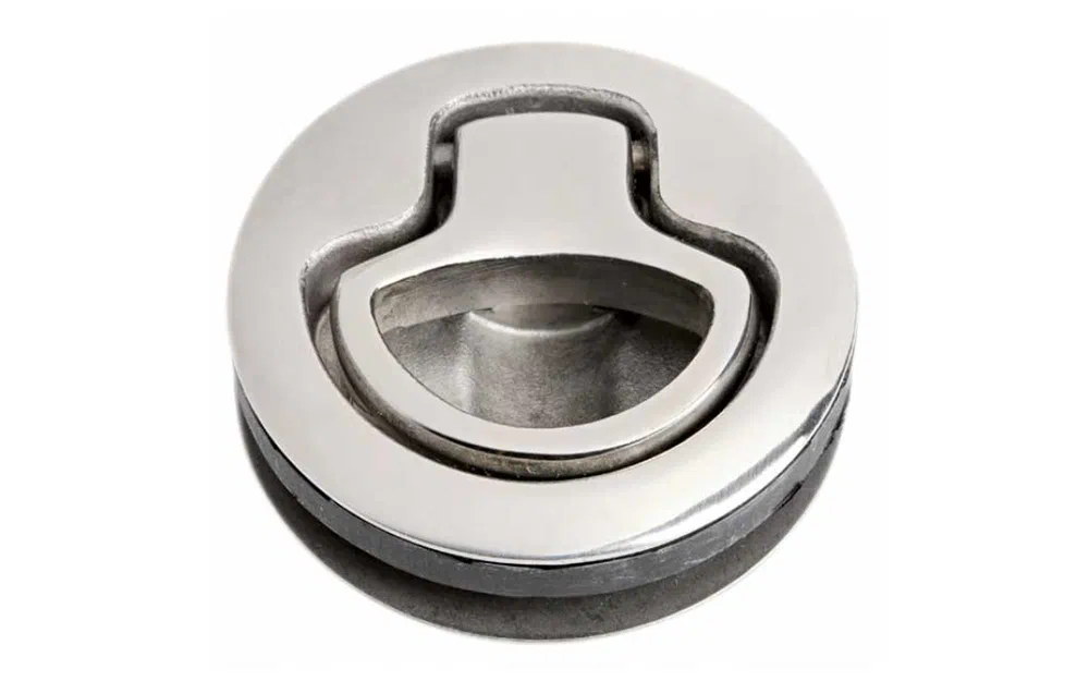 slider 0 Anneau de panneau / fermeture de porte en inox avec butée sans serrure