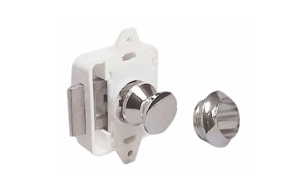 slider 0 Bouton-pression en inox/plastique, hors bouton-pression