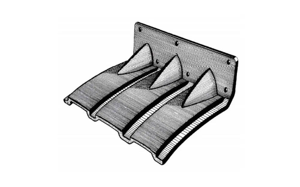 slider 0 Trim tabs en plastique