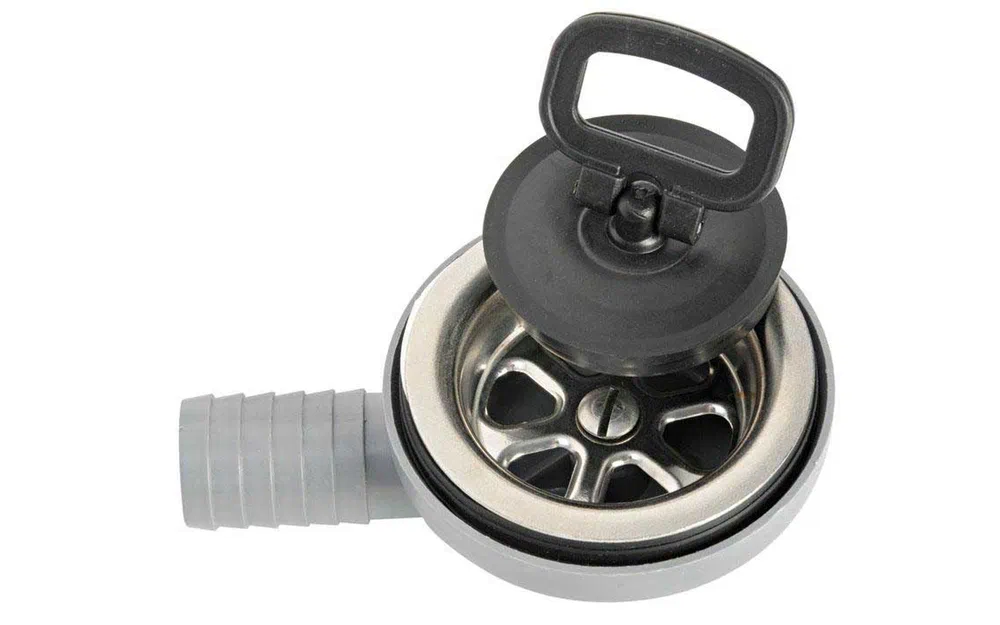 slider 0 Évacuation de lavabo coudée avec bouchon