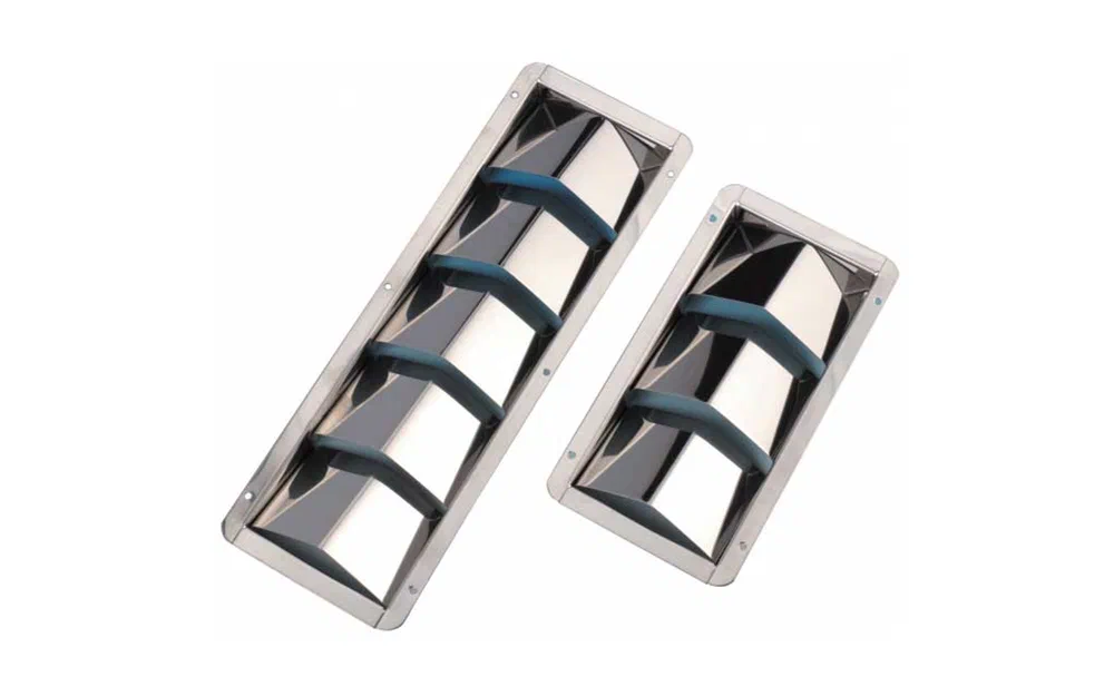 slider 0 Grille de ventilation 3 voies en inox
