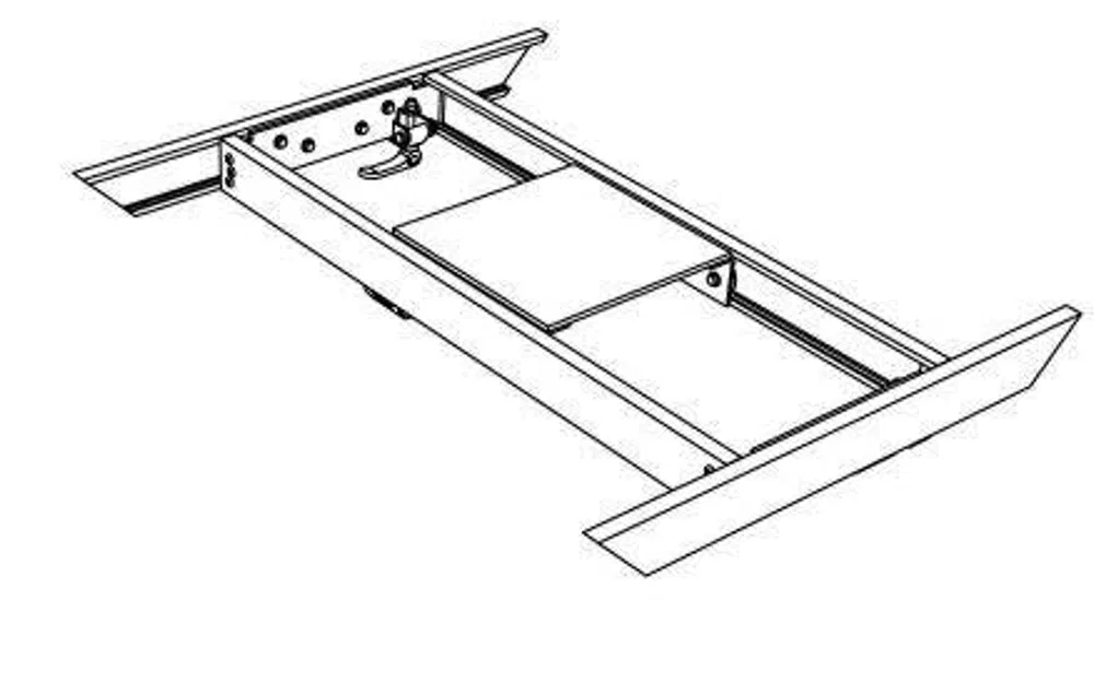 slider 0 Pièce coulissante de table bidirectionnelle