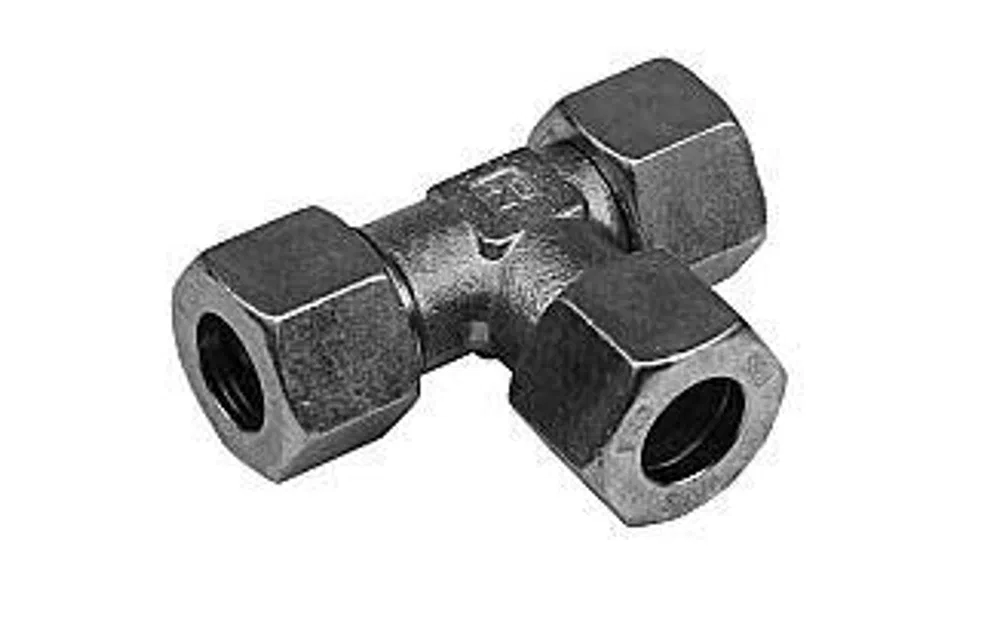 slider 0 Raccord en T en acier avec écrou tournant 10L