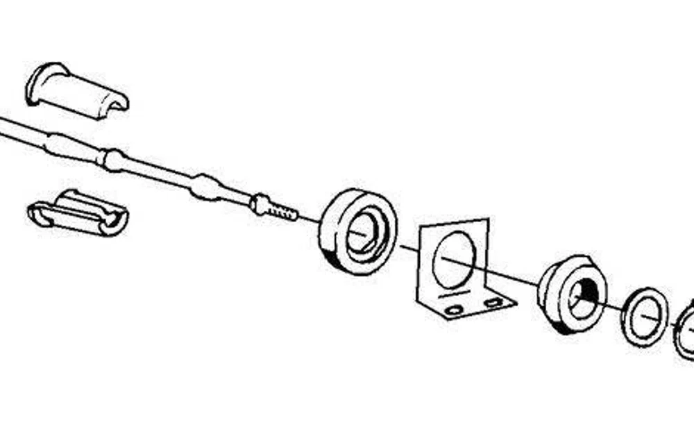 slider 0 Câbles Morse 33C avec amortisseur de vibrations