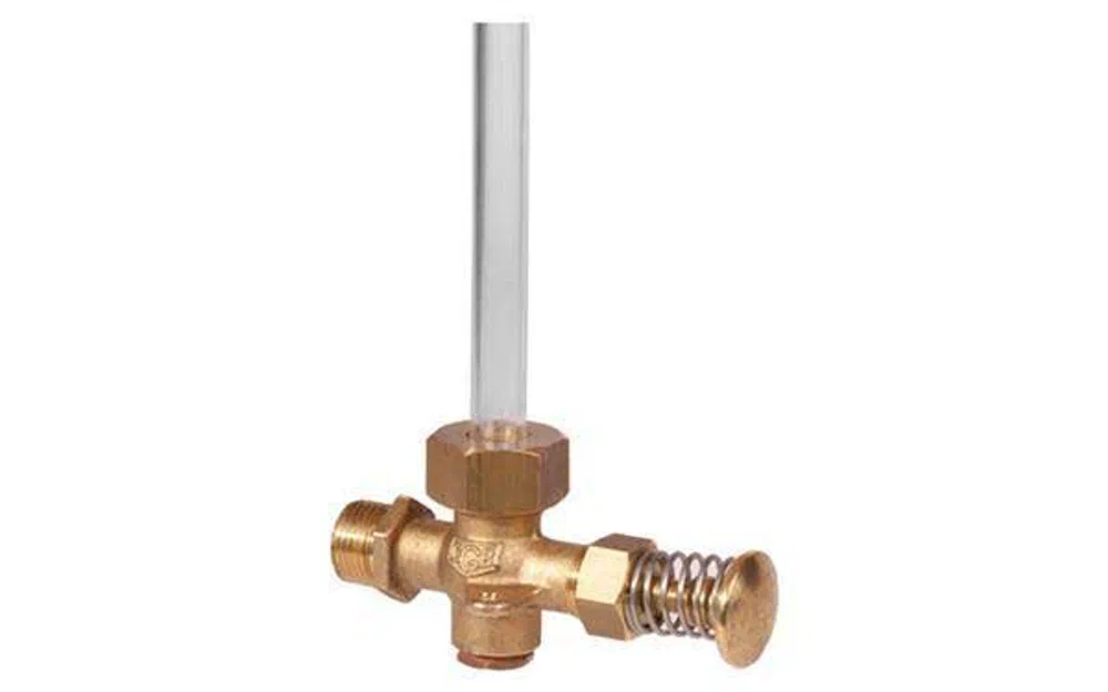 slider 0 Robinet de niveau à fermeture automatique au moyen d’un bouton-poussoir, avec bouchon