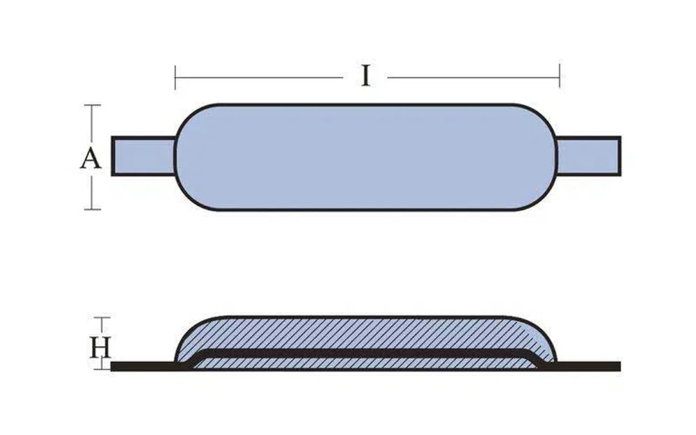 slider 0 Nœud de laçage avec bande en aluminium