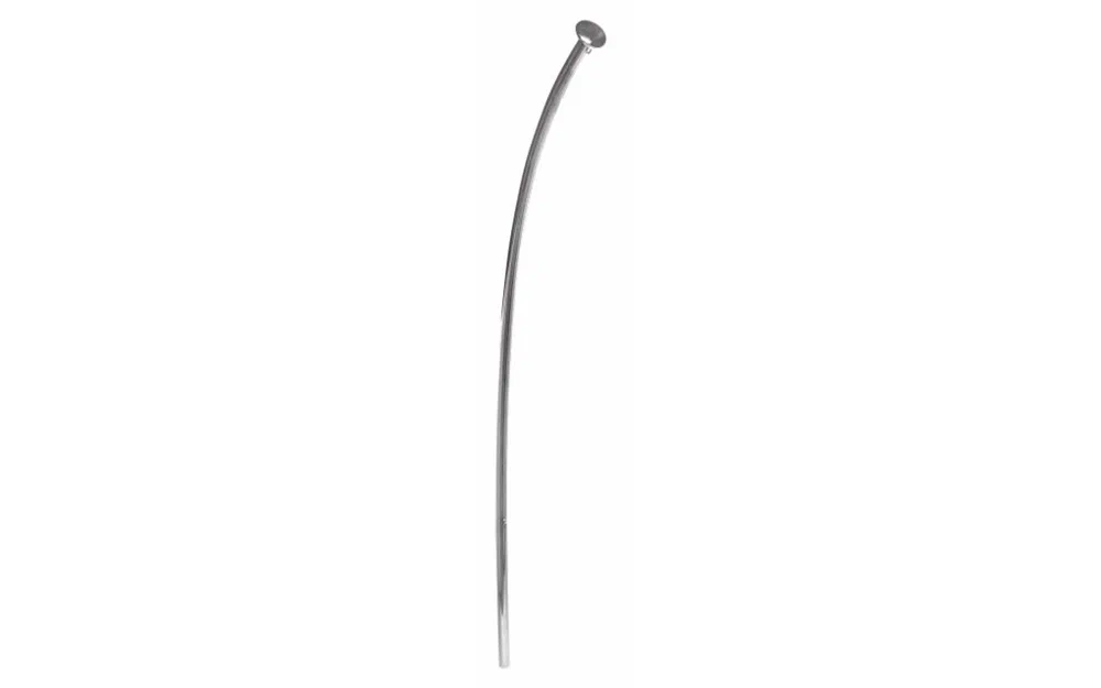 slider 0 Mât de pavillon courbé en inox 304