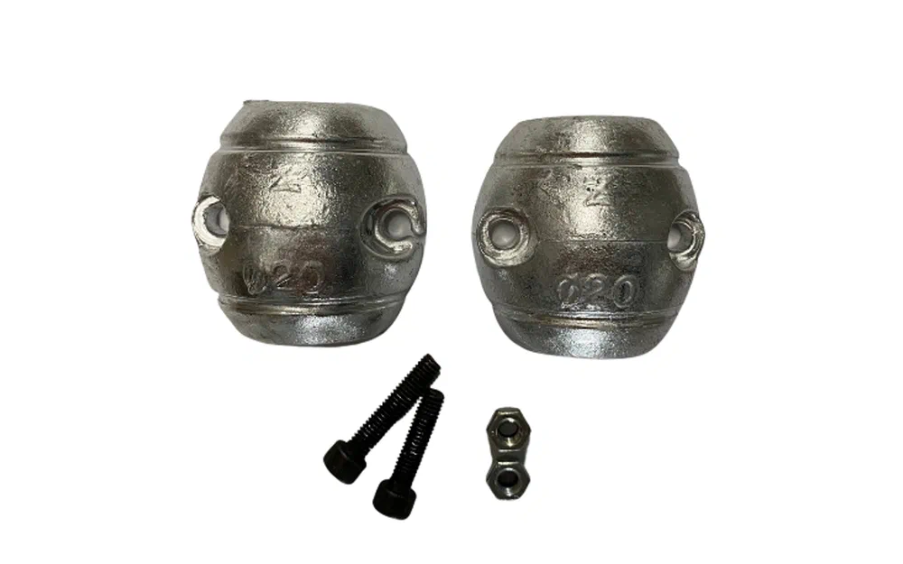 slider 0 Anode boule en aluminium 20 mm