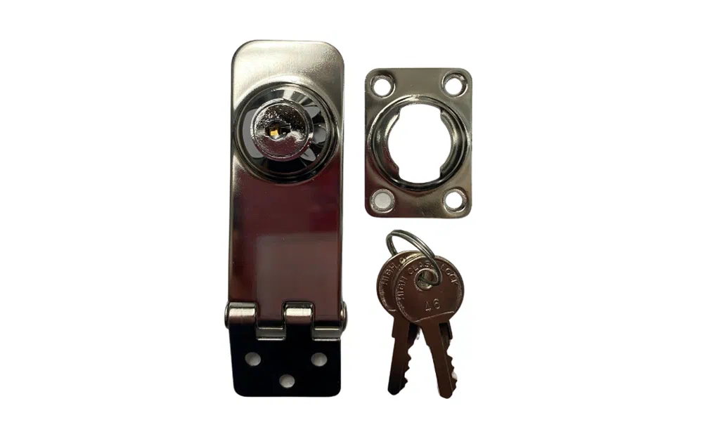 slider 0 Grenouillère en inox 76x30 mm verrouillable