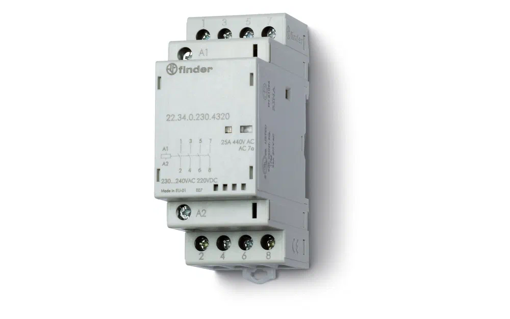 slider 0 Finder relais 25A 4M 24V VUC