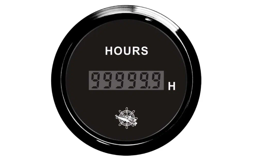 slider 0 Compteur d’heures numérique Osculati noir/noir