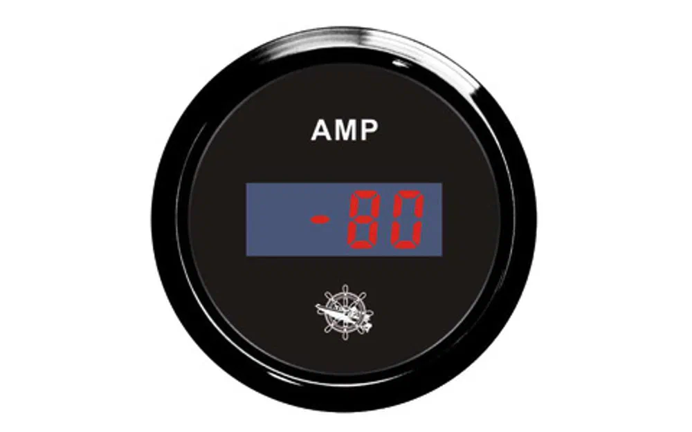 slider 0 Ampèremètre numérique Osculati avec shunt noir/noir