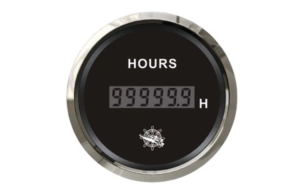 slider 0 Compteur d’heures numérique Osculati noir/brillant