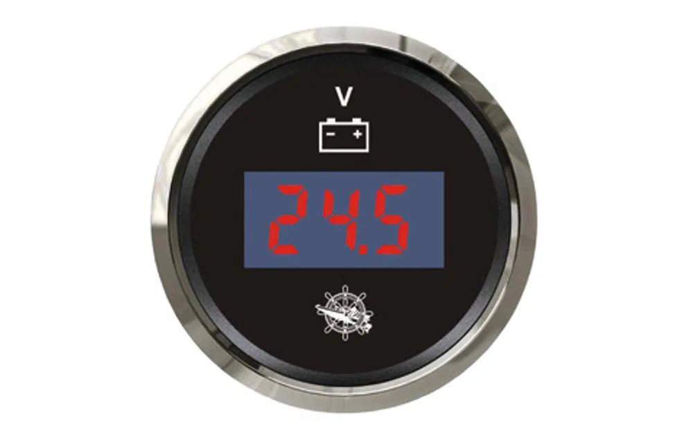slider 0 Voltmètre numérique Osculati 8/32V noir/brillant
