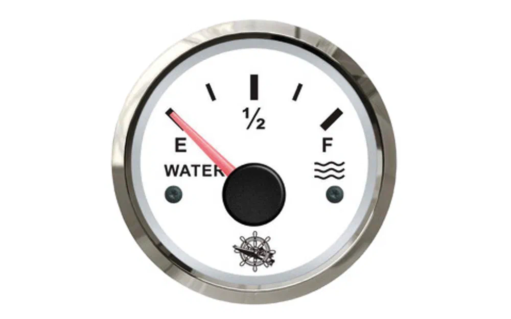 slider 0 Jauge de niveau d’eau Osculati 240/33 ohms blanche/brillante