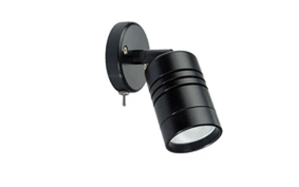 slider 0 Lampe de lecture Joyce halogène noire