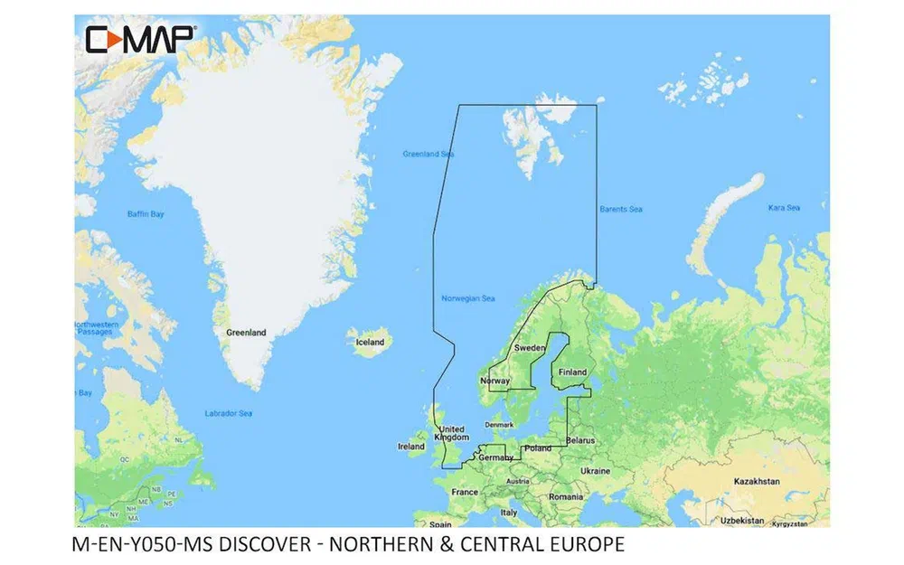 slider 0 C-MAP DISCOVER - Europe du Nord et centrale