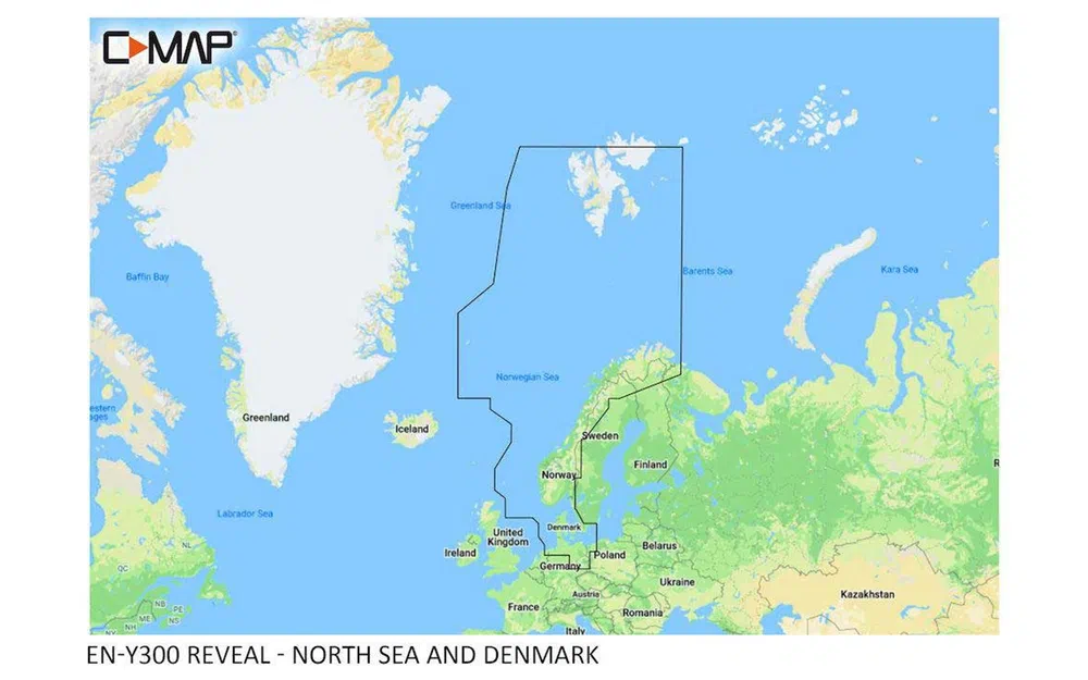 slider 0 C-MAP REVEAL - Mer du Nord & Danemark
