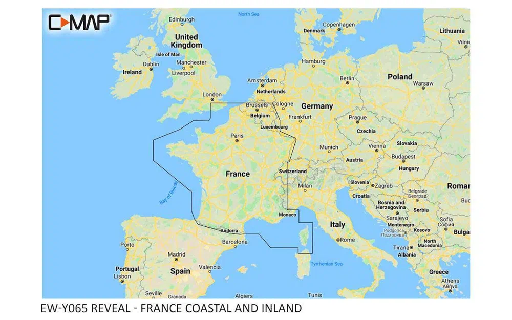 slider 0 C-MAP REVEAL - France côtière et intérieure