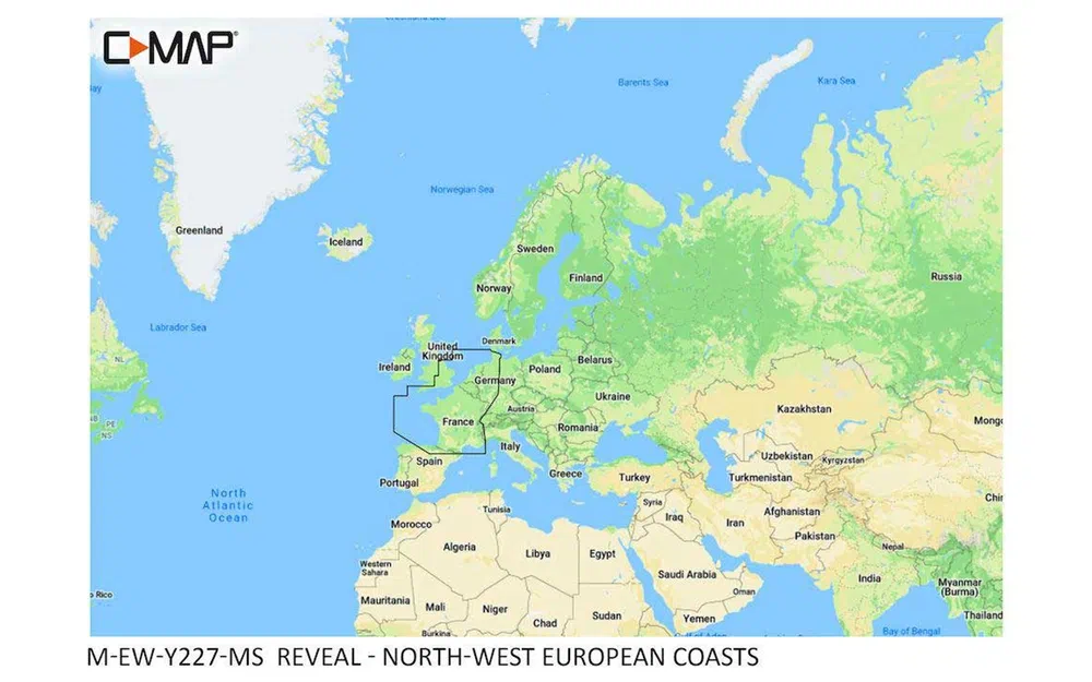 slider 0 C-MAP REVEAL - Côtes du nord-ouest de l’Europe