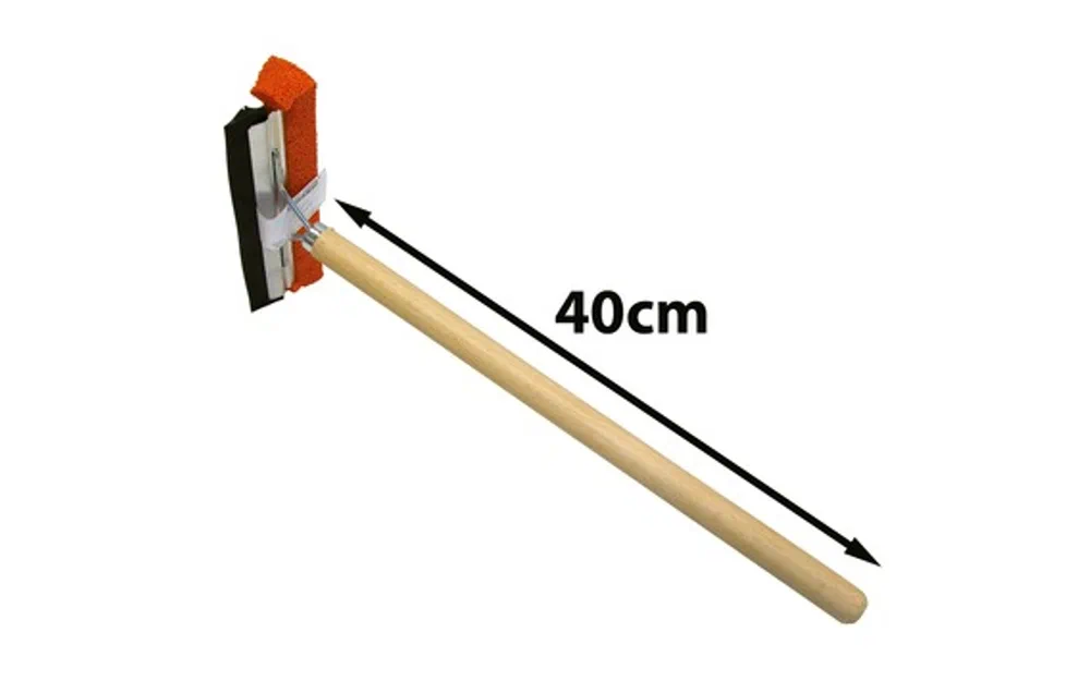 slider 0 Raclette de vitre en caoutchouc avec long manche