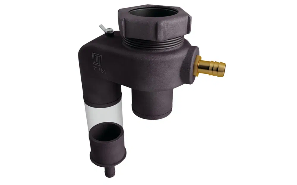 slider 0 Trop-plein de carburant Vetus type FSA, pour bouchon de pont et tuyau de remplissage Ø 38 mm, mise à l’air Ø 16 mm