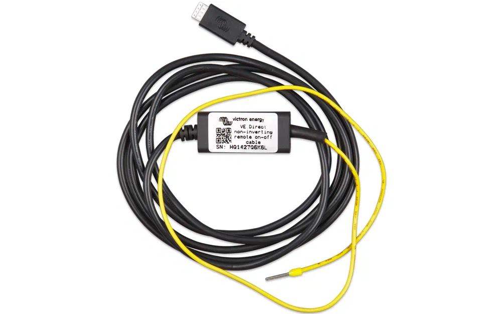 slider 0 Câble de commande à distance VE.Direct non inverseur pour commutation marche/arrêt