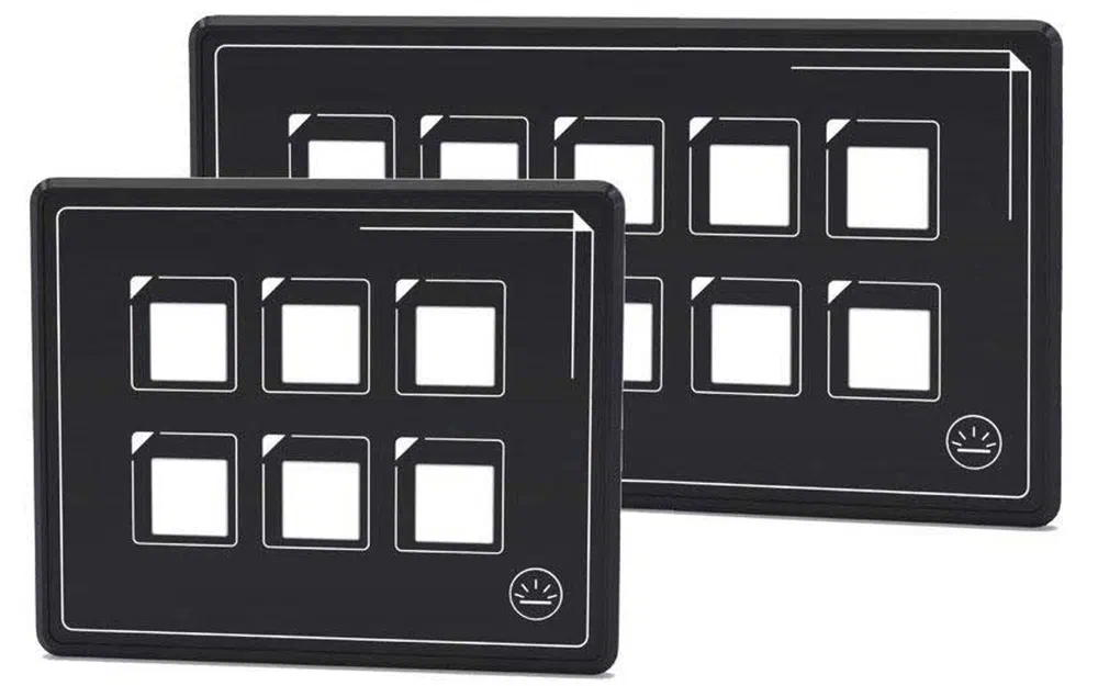 slider 0 Panneau électrique avec commande tactile