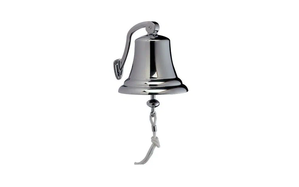 slider 0 Cloche de bord en laiton chromé