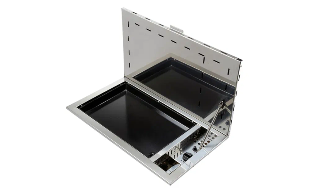 slider 0 Plaque de cuisson à gaz encastrable Force 10/ENO en acier inoxydable