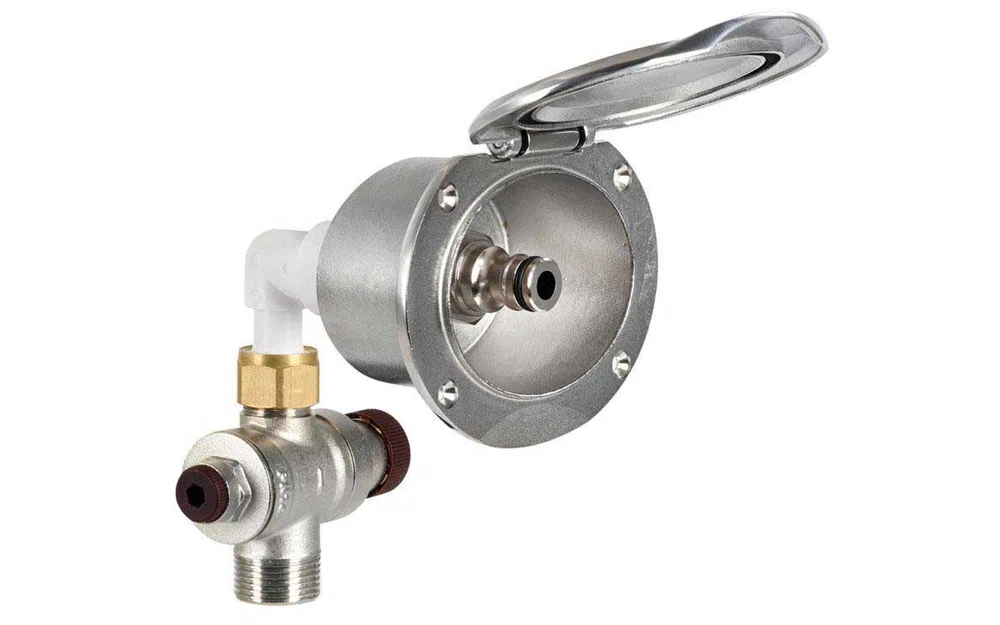slider 0 Raccord de tuyau Elissa pour l’eau (entrée) avec soupape de surpression