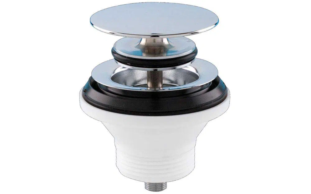 slider 0 Évacuation d’évier droite avec bouchon mobile