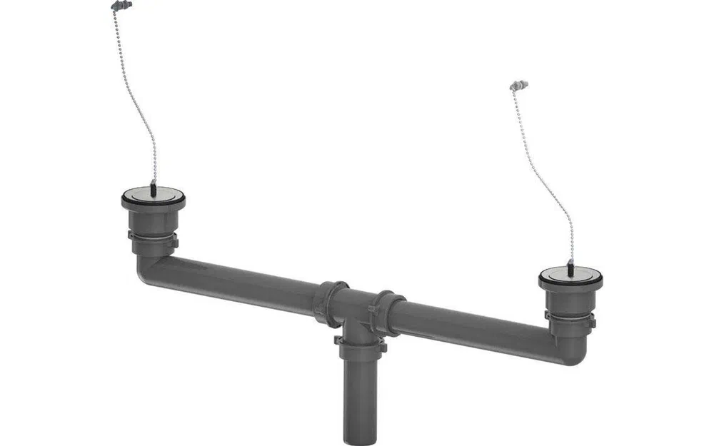 slider 0 Double évacuation avec bouchon
