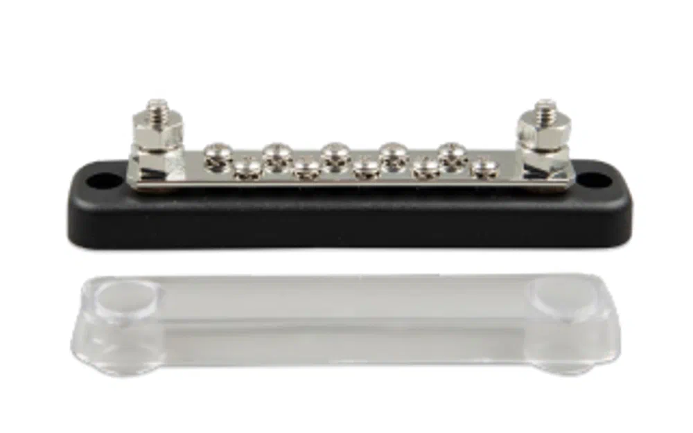 slider 0 Busbar 150A 2P avec 10 vis + couvercle