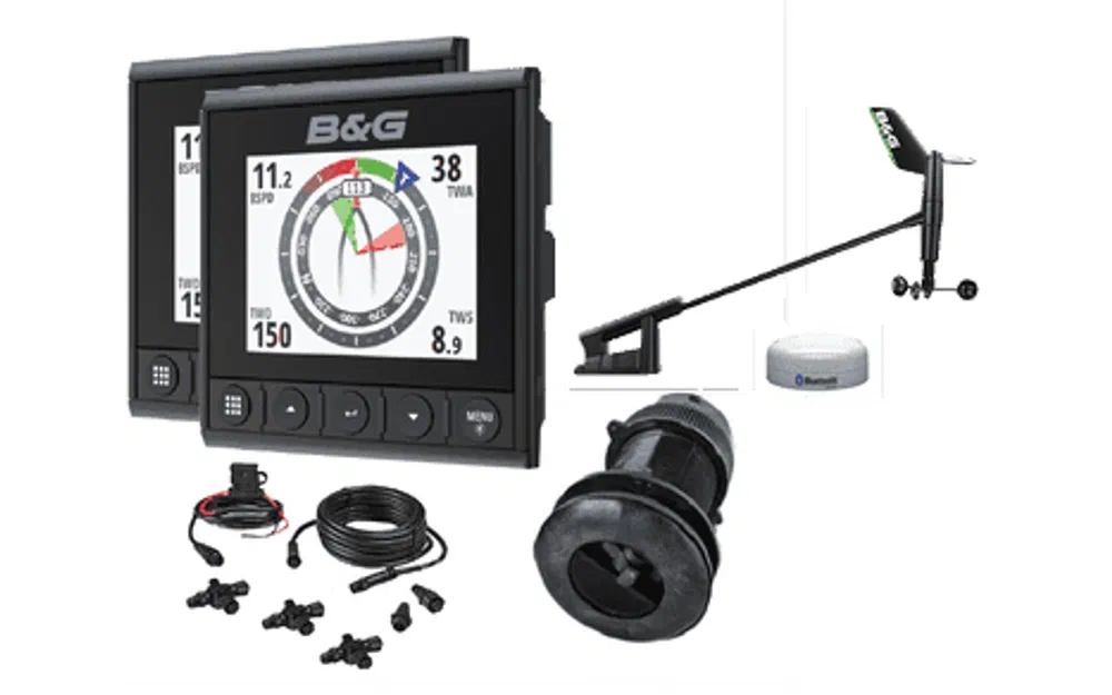slider 0 Pack Triton² avec 2 écrans vitesse/profondeur/capteur de vent (sans fil)
