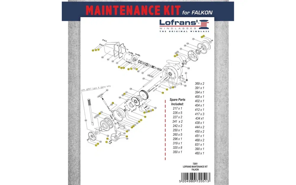 slider 0 Kit de pièces Falkon
