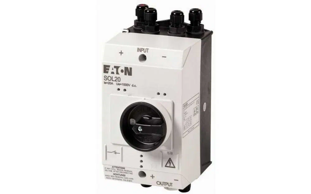 slider 0 Interrupteur PV EATON SOL20/2MV